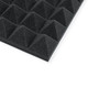 Gator Cases GFW-ACPNL1212PCHA-8PK Eight (8) Pack of 2-Thick Acoustic Foam Pyramid Panels 12x12  Charcoal Color