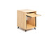 Gator Cases GFW-ELITEDESKRK-MPL Elite Furniture Series 10U Studio Rack Table in Natural Maple Matte Finish