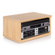 Gator Cases GFW-ELITERK-4U-MPL Elite Furniture Series 4U Desktop Studio Rack in Natural Maple Matte Finish