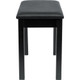 Gator Cases GFW-KEYBENCH-WDBK Traditional Wooden Keyboard & Piano Bench in Black