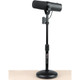 Gator Cases GFW-MIC-0501 Desktop Microphone Stand with Round Weighted Base & Adjustable Height