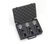 Samson SAR21 Dynamic Cardioid Handheld Mic (no switch) - 3-pack in Foam Lined Carry Case with (3) Mic Clips