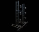 Gamma GL-GR-GRID LED Wall Ground Support