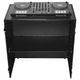 Odyssey FZF33362TBL 33" Wide x 36" Tall Black Two-Tier DJ Fold-out Stand
