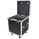 ProX XS-UTL4 Utility Case w/ Wheels 3/8" plywood w/ Black Laminate 4" Casters w/ Caster dishes Exterior: 22 1/4" x 22 1/4" x 25 3/4