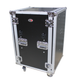 ProX T-16RSPWDST 16U Vertical Rack, w/ 4" Casters & 2x side tables