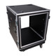 ProX T-12RSP24W 12U Space Shockproof Amp Rack ATA Flight Case 24 in. Depth with Caster Wheels