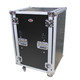 ProX T-14RSP24DST 14U Vertical Rack, 4" Casters w/ Side Table