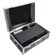 ProX XZF-DJCTBL 2UCASE Control Tower DJ Podium with Road Cases for Pioneer DDJ-REV7 XDJ-XZ DDJ-1000 RANE One - Black Finish
