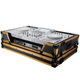 ProX XS-XDJXZ WFGLD Fits Pioneer XDJ-XZ Case & Wheels Golden Aluminum Frame, 1U Rack Rails