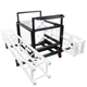 ProX X-BP8X30-10X24 Dolly Cart for Base Plates and Truss - Holds 8x30 In or 10x24 Plates