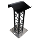 ProX XT-LECTERN24 BL Truss Lectern 24" Black Powder Finish Aluminum Fits F34 w/ 4x Punched for D-Series Connectors