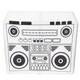 ProX XF-MESA SWBBOX MESA FACADE WHITE LYCRA SCRIM WITH BOOM BOX DESIGN