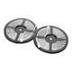 ProX X-S600SAKIT-PKG 2X Roll 16FT/5M W 600 RGB SMD5050 LED strips Kit Power Supply & Wireless Remote Sound Active IR Controller