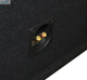 DEEJAY LED BASS12DUALVENTED Two 12-in Woofers Empty Bass Speaker Enclosure w/Center Tuned Port