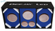 DEEJAY LED D6T2H1BLUE Two 6-in Woofers plus Two Tweeters and One Horn BLUE Empty Chuchera Speaker Enclosure