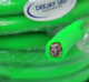 DEEJAY LED TBH072GREENMIX 72 Foot Zero gauge thick type power cable for heavy current usage GREEN