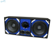 DEEJAY LED TBH12BLUE Loaded Box w/Two Despacito Heavy Duty 12-in Woofers One Horn and w/Two Bullet Tweeters BLUE