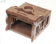DEEJAY LED TBH1D2EQBNHONDA 1 DIN Space Plus 2 EQ Stylish Wooden Controller Case for Mobile Competitions Brown Honda Style