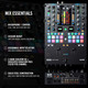 RANE DJ SEVENTYTWOMKIIXUS TWO CHANNEL PROFESSIONAL SCRATCH MIXER