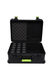 Shure SH-MICCASE15 Molded Case with Drops for 15 Wired Microphones and TSA-Approved Latches