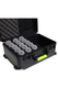 Shure SH-MICCASE15 Molded Case with Drops for 15 Wired Microphones and TSA-Approved Latches