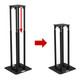 Odyssey Cases LVS4677BLK Height Adjustable Versa Stand Black