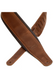 Levy's PM32BH-BRN 3.25" Wide Butter Leather Guitar Strap - Brown