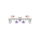 Chauvet DJ GigBar Move 5-in-1 Ultimate Effect Light System in White with GigBAR Lighting Fixtures Case Package