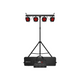 Chauvet DJ 4BAR Hex ILS 6-in-1 RGBAW+UV LED Complete Wash Lighting Solution with H1000 Fog Machine Package 