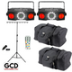Chauvet DJ Swarm 4 FX Duo & Lighting Stand Package 