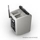 LD Systems ANNY 8 Portable 8" Battery-Powered Bluetooth PA Speaker with Handheld Wireless Mic (Gray)