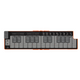 Korg nanoKEY Fold Slimline Foldable MIDI Keyboard Controller (Orange)