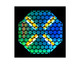 ADJ Vintage X 4 x 60W Amber LED RGB Background Scenic Lighting Fixture