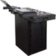 Odyssey FZF2636BL 26″ Wide x 36″ Tall Black DJ Fold-out Stand