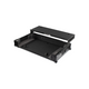 Odyssey I-Board Flight Case with Glide Style Laptop Platform and Wheels for Rane Four (All Black, 1 RU)