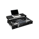 Odyssey I-Board Flight Case with Glide Style Laptop Platform and Wheels for Rane Four (All Black, 1 RU)