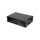 Odyssey Industrial Board Case for Pioneer DJ DDJ-FLX10 with Glide-Style Laptop Platform and Wheels (All Black, 1 RU)