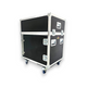 ProX WAVES eMotion LV1 Live Classic Flip-Ready Hydraulic Console Easy Retracting Lifting Case with 2U Rack Space by ZCASE