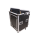 ProX 14U Vertical Rack Mount Flight Case with 10U Top for Mixer Combo Amp Rack with Caster Wheels