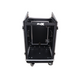 ProX 16U Space Vertical Rack Mount Combo Mixer Case 10U Slant 20 in. Depth with Caster Wheels 