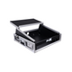 ProX Vertical Rack Mount Flight Case with 10U Top for Mixer Combo Amp Rack with Laptop Shelf and Caster Wheels