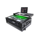 ProX ATA Flight Case for Pioneer DDJ-1000 FLX6 SX3 DJ Controller with Laptop Shelf 1U Rack Space Wheels and LED - Black