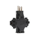 ADJ EC3FER Black Edison Tri Tap Power Adapter ADJ EC3FER Black Edison Tri Tap Power Adapter