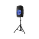 Gemini 2000W 2-Way 15" Powered Bluetooth Loudspeaker with Light Show, Stand, and Microphone