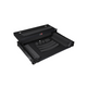 ProX XS-FLX10 LTBL Pioneer DDJ-FLX10 or DDJ-GRV6 with Sliding Laptop Shelf ATA Flight Style Road Case Black Finish Slim Case