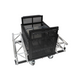 ProX X-BP8X30-10X24MK2 Dolly Cart for Base Plates, Truss, Stage Legs, Cables, and Accessories - Holds (8) 30 inch or (10) 24 inch Base Plates MK2