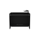 ProX XFH-CUBE BLK Humpter Cube Professional Compact DJ Workstation in Black