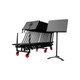 Gator Cases GFW-MUSSTD-CART25 Sheet Music Stand Cart (25)