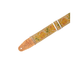 Levy’s Hemp Guitar Strap - Rosa Motif - Yellow and Orange